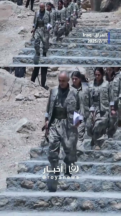 PKK begins disarmament ceremony in northern Iraq