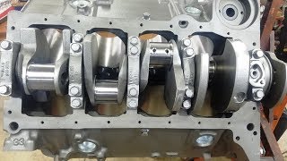 Famous Engine Building Part 1 - Installing the Crankshaft in a 350 Chevy for a '76 Vette Wealth