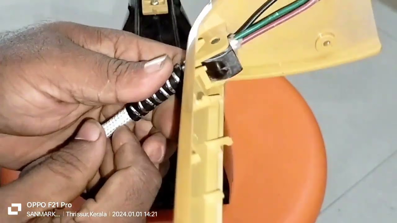 How to Change Iron Box Code Wire Philips Steam iron HD1440