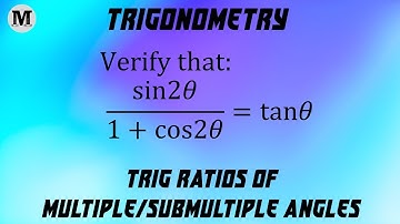 2 | Trigonometry | Trigonometric Ratios Of Multiple And Sub-multiple Angles - Worked Out Problems