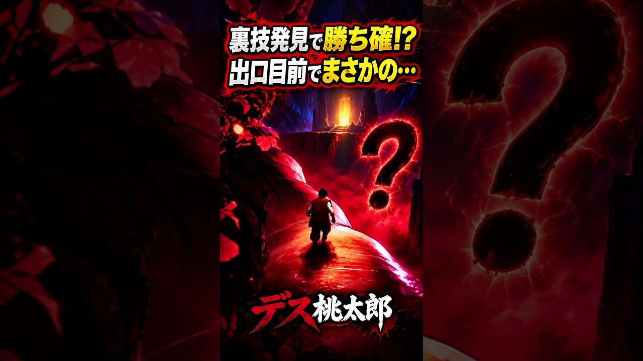 裏技を見つけて勝ち確宣言!出口目前でまさかの結末w【デス桃太郎】#shorts