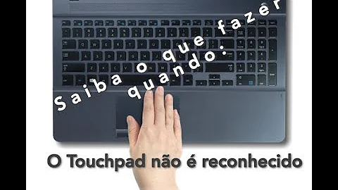 Como destravar o mouse pad do notebook Samsung?
