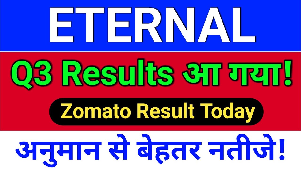 Eternal Result Today, Zomato Result Today, Eternal Share Latest News, Eternal Share News
