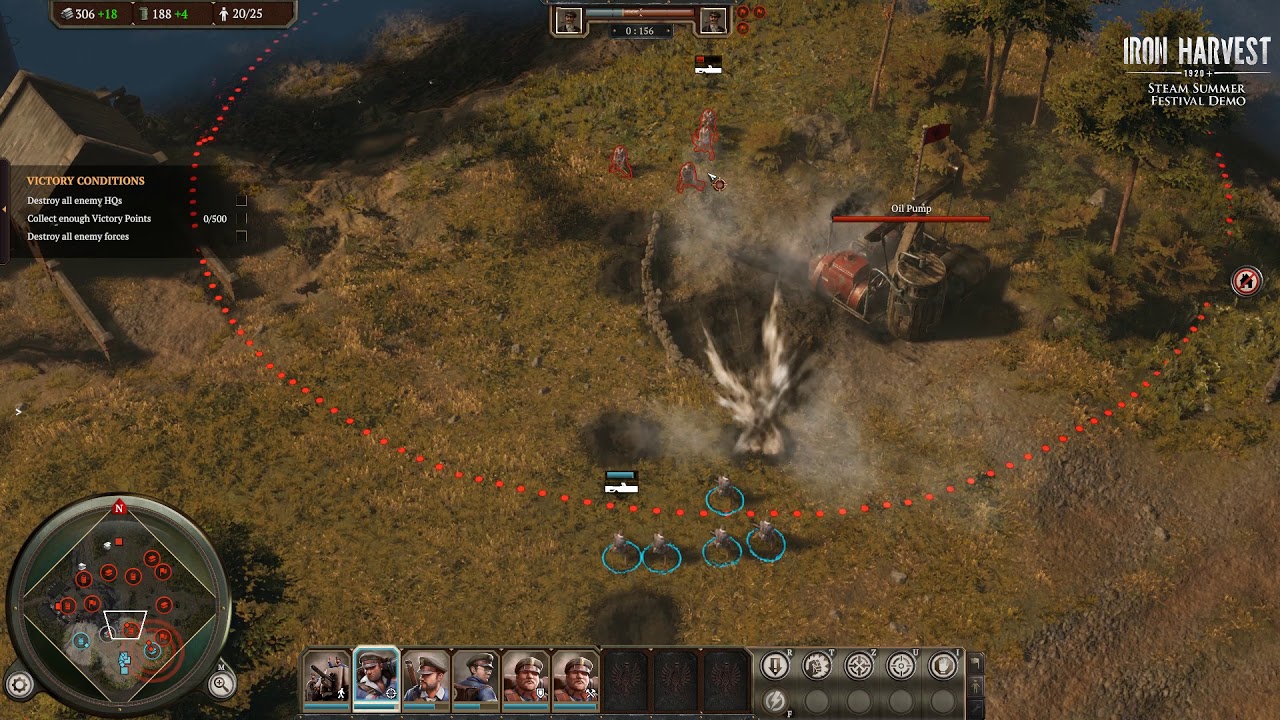 I try to play Iron Harvest Demo on Steam YouTube