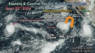 3 Hurricanes In The Eastern Pacific - POLO, NOLO & ODALYS