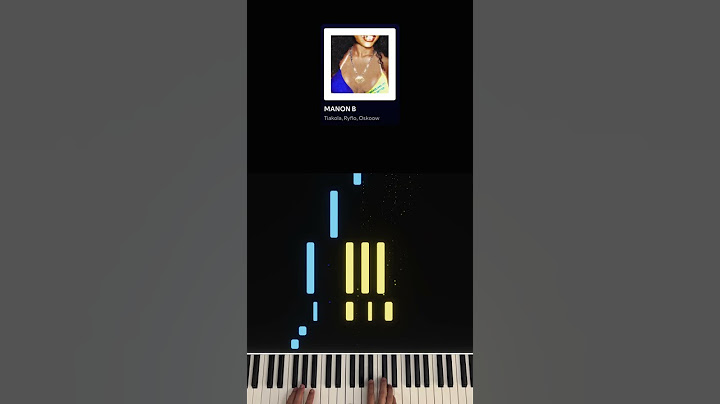 Tiakola Ryflo & Oskoow - MANON B 🇧🇷 piano tutorial