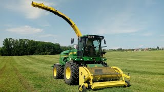 John Deere 7380 & Claas Axion 930 & ZDT Mega 33 /Grass silage 2020/DriverView/GoPro