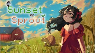 Game Simulasi Pertanian Idle Pixelated Terbaru | Sunset Sprout screenshot 1