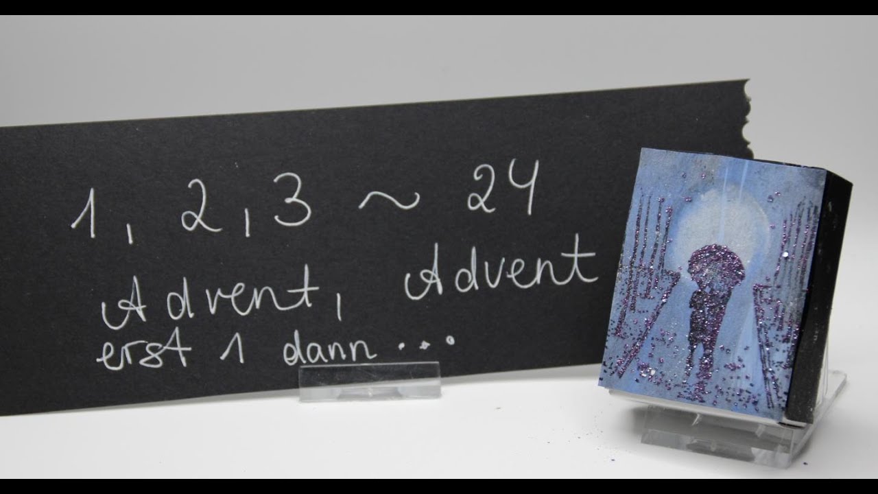 Geschenkebox oder Adventskalender Türchen Nr. 10, Spaziergang ins..., Cartes-d-Art by Sandra Huber