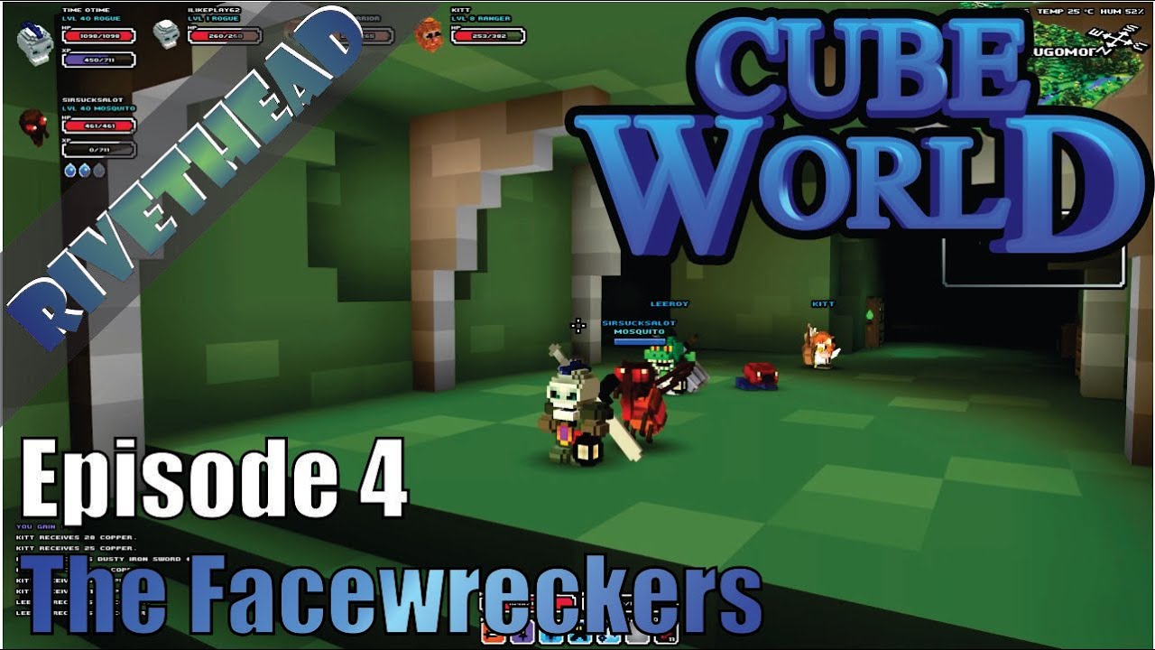 FaceWreckers of Cube World Multiplayer E4 - "Now With Kitt! "