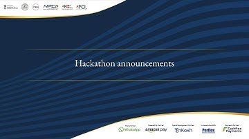 Hackathon Announcements at Global Fintech Fest
