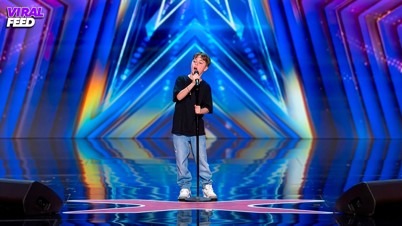12-Year-Old Boy Travelled 5 THOUSAND Miles to Sing THIS Song...Will He Impress the Judges?