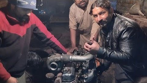 Amazing Starting Daewoo DB58 Diesel Engine After Overhauling