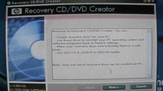 How To Make Windows Xp System Recovery Discs On Hp Pc Tower
