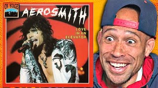 Rapper FIRST time REACTION to Aerosmith - Love In An Elevator! This is freaky deaky...