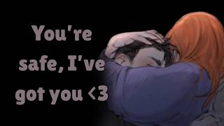 ASMR | Girlfriend Kissing You To Sleep | Sleep Aid | White Noise | Cuddling | Care