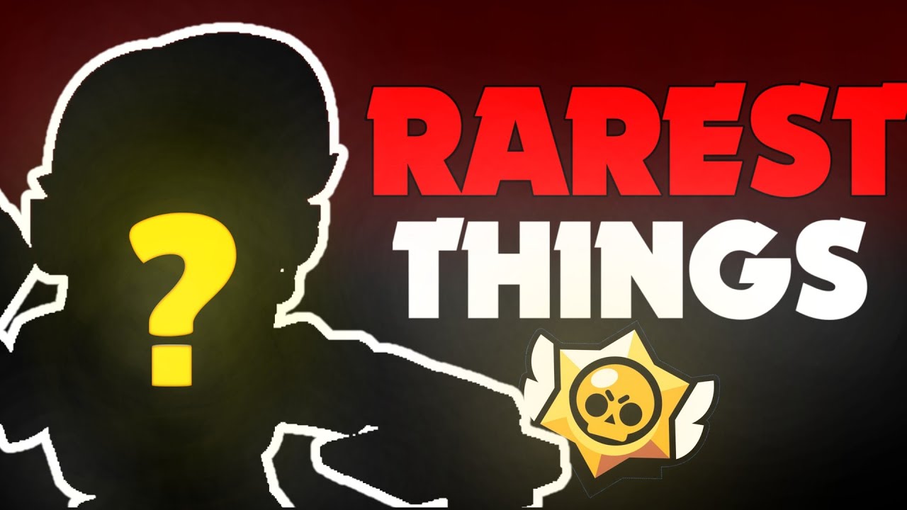 RAREST THINGS IN BRAWL STARS!! 🤔🤯