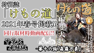 甲斐犬単独猟 第十六話「森羅万象」Japanese hunting kaidog