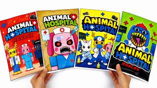 [👻paper Diy👻] Animal Hospital Roblox Blind Bag Unboxing! | Asmr How To Make Blind Bag