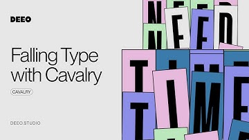 Cavalry Falling Type Animation