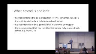ASP NET Fall Sessions ASP NET 5 Kestrel