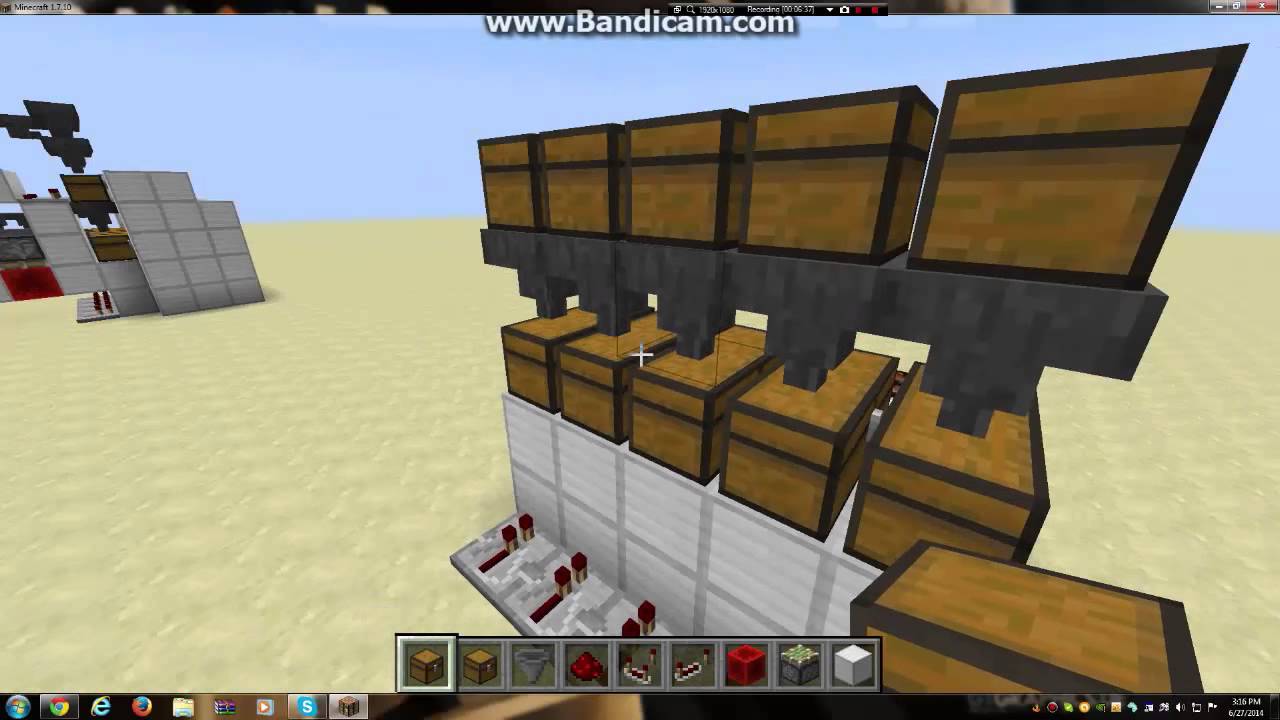 How to make a storage system minecraft YouTube