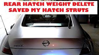 350z Rear Hatch Weight Removal/Wiper Delete #Nissan350z