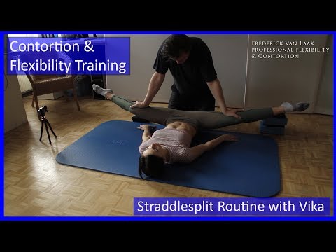 Contortion Training by Flexyart 148: Vikas Straddlesplit - Also for Yoga, Poledance, Ballet, Dance