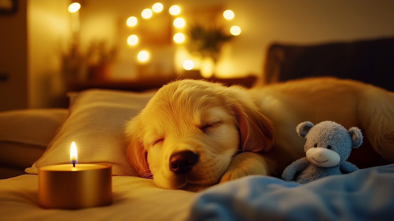 12 Hours Of Dog Calming Music 🐶 Puppy Relaxation Music 🎶Healing Comfort for Pets 💤 No Ads