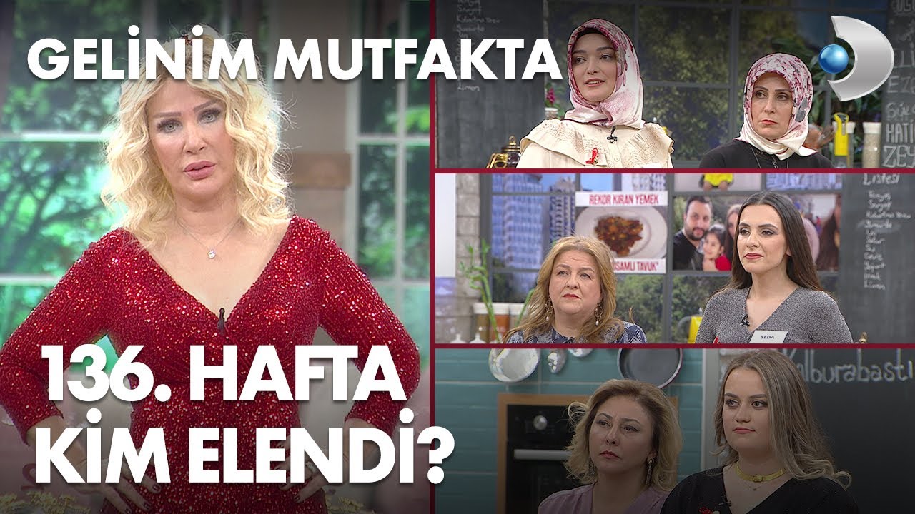 gelinim mutfakta da 136 hafta kim elendi 9 nisan 2021 youtube