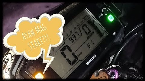 RAIDER 150 FI Error Code | Ayaw mag START !!??