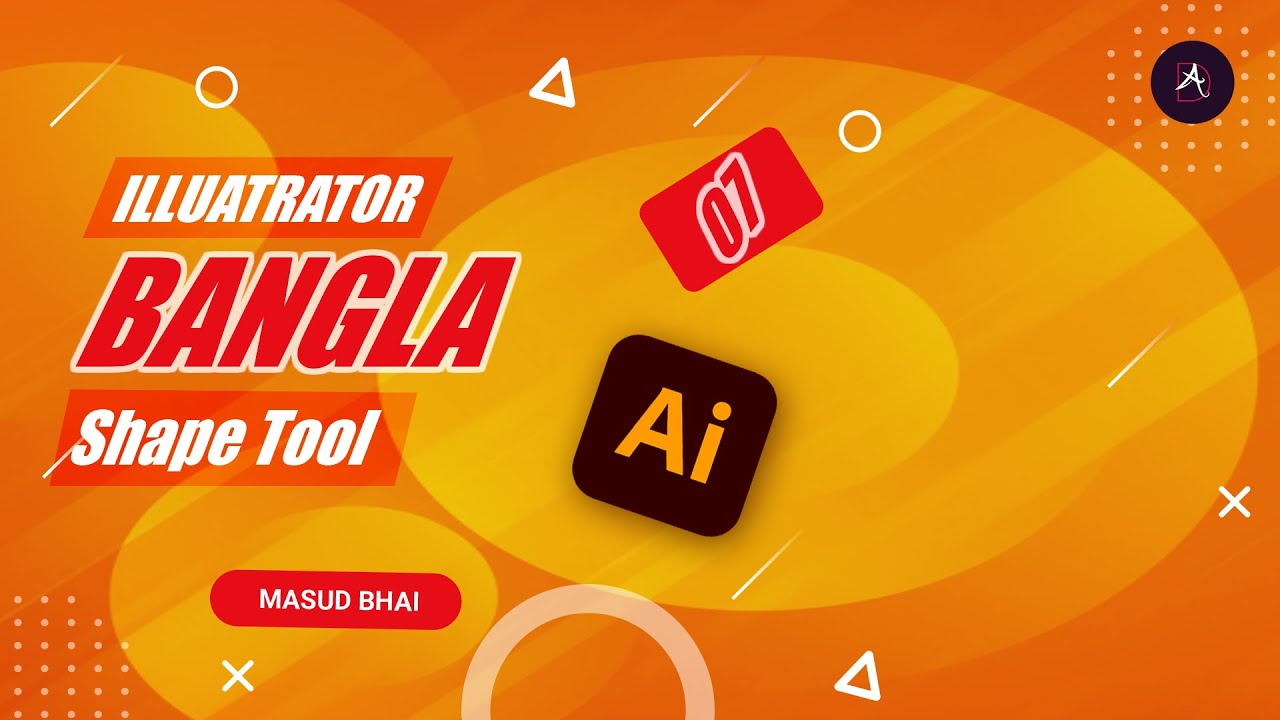 Class #07 - Adobe Illustrator CC Tutorial : Shape Tool - YouTube