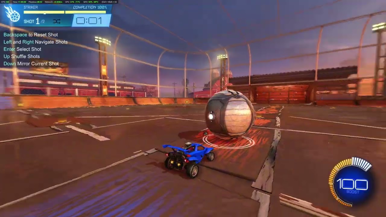 Raw footage of me practising musty flick