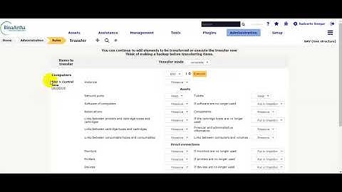 FusionInventory - How to move a computer asset to specific entity