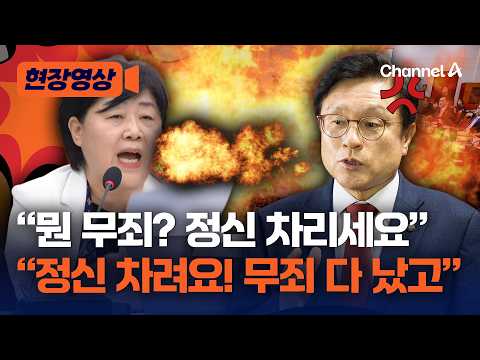 서영교 "엉뚱한 헛소리 말고" 곽규택 "부끄럽다 정말"…김승원 청문회 심야 소란 [현장영상] / 채널A