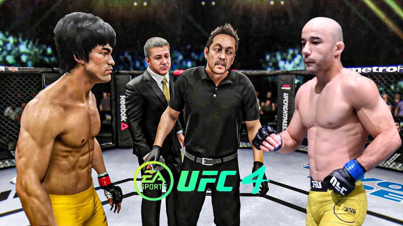 Брюс Ли против Марлона Мораеса EA Sports UFC 4 Бойцовский клуб Брюса Ли 🔥🐲