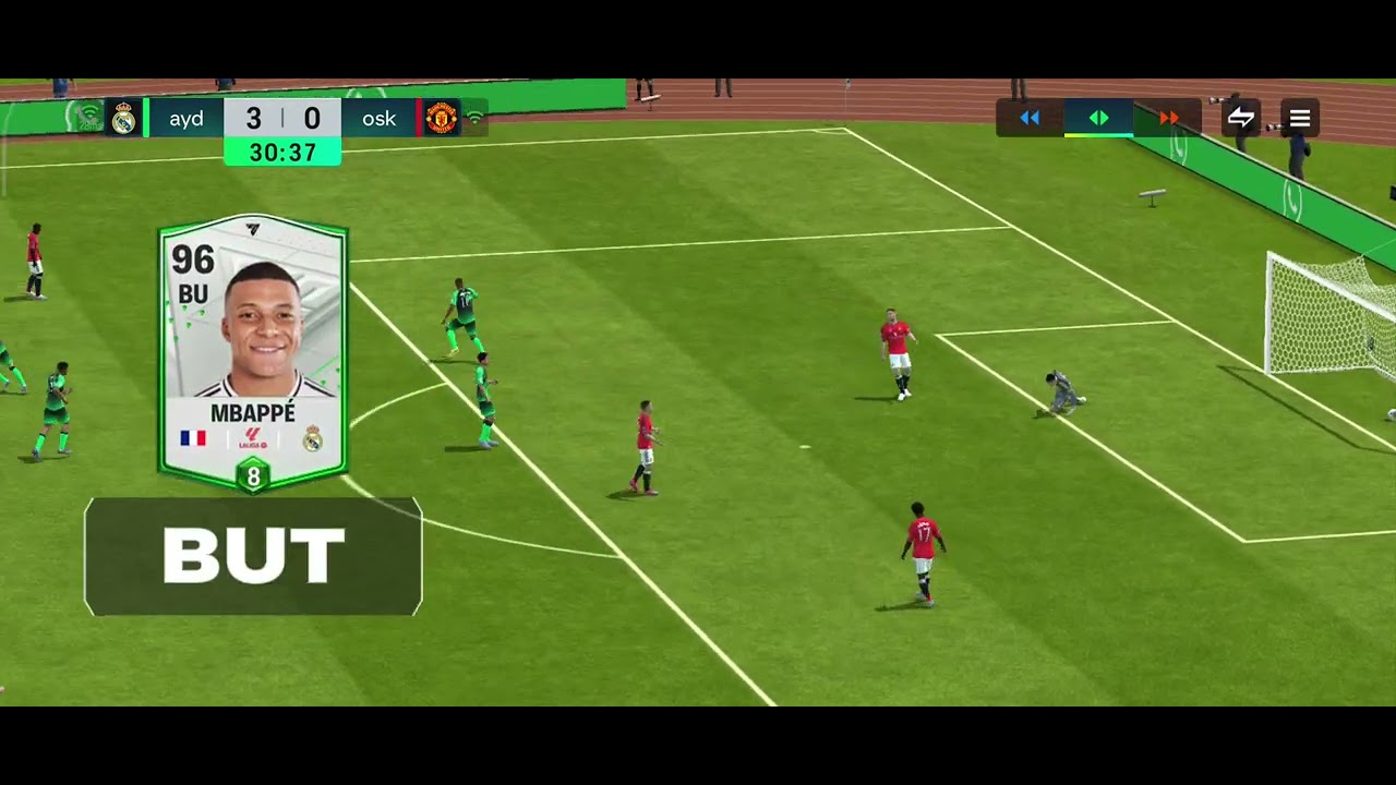 Match FC mobile real vs Manchester United 