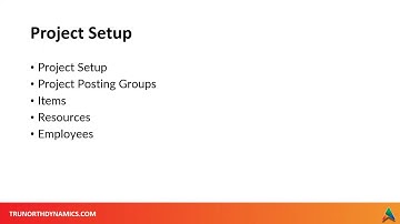 Project Management in Dynamics 365 Business Central