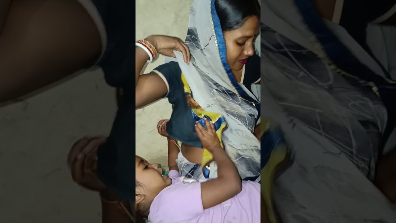 On January 26, the baby drank milk in great style. 