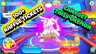 100+ RAFFLE TICKETS Used In Gachapan 🤩 Pokemon Evolution #2 screenshot 5