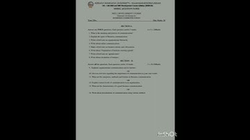 business communication model paper semi2 AKNU #youtube #education #shorts