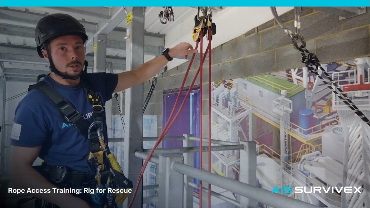 Rope Access Training How to Rig For Rescue YouTube