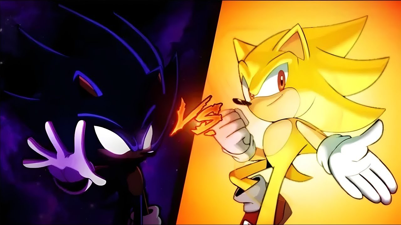 Dark Sonic VS Super Sonic [Speedster Showdown]