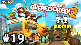 Overcooked 2 - STAGE 3-2 - Burgers - Story Walkthrough All Stars (No Commentary) PS4