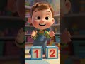 Baby counting from 1- 5 #cartoon #baby #cutebaby #12345song #kidsvideo #babyfun #adorable #cutebaby
