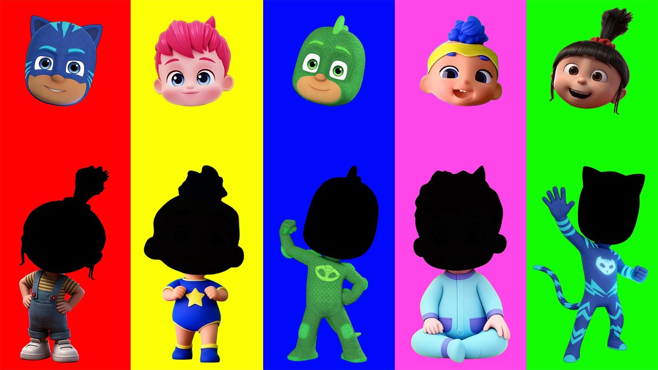 Wrong eyes👀 challenge DAME TU COSITA Pj Masks Funny Puzzle Wrong Heads