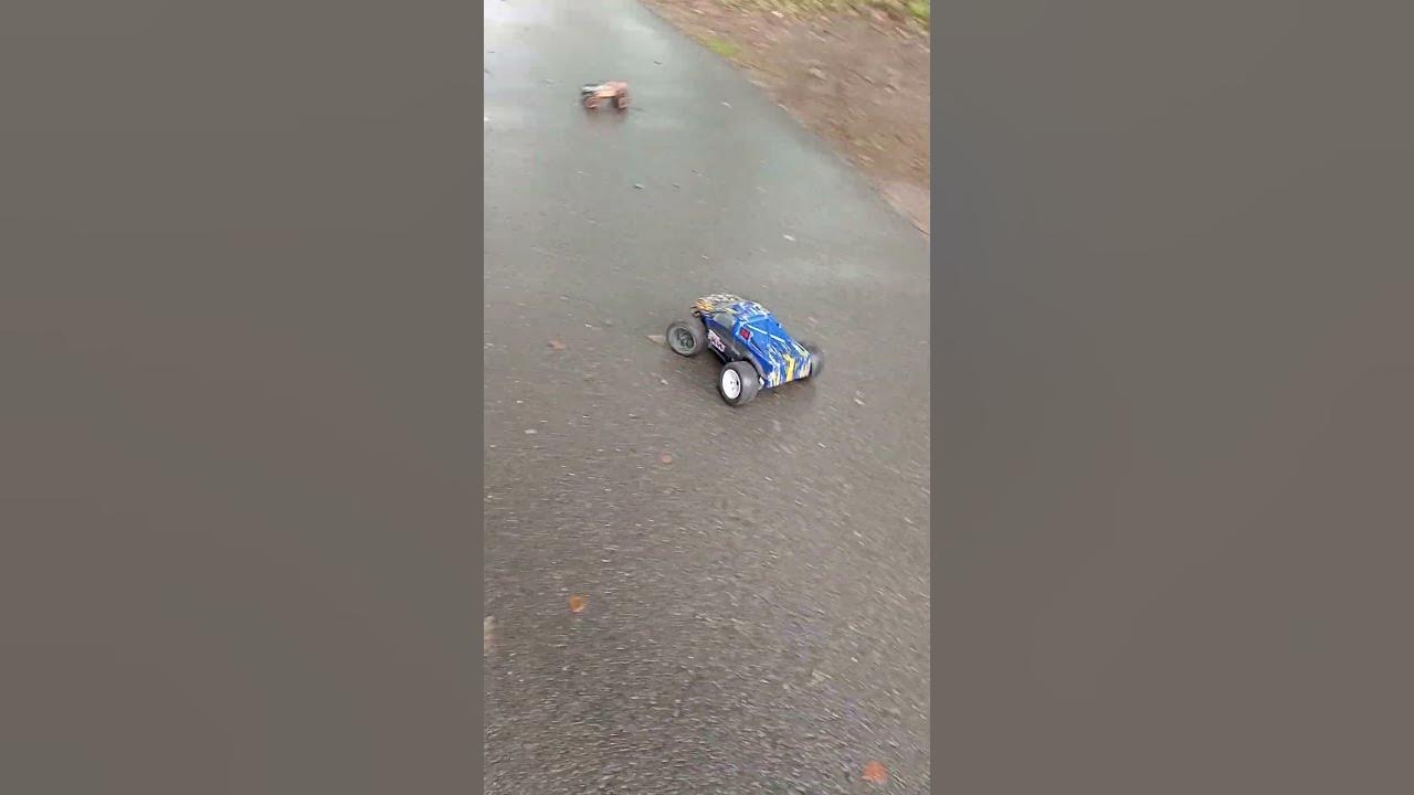 AWD vs RWD POWER vs GRIP (RC cars in the rain)!! shorts rc YouTube