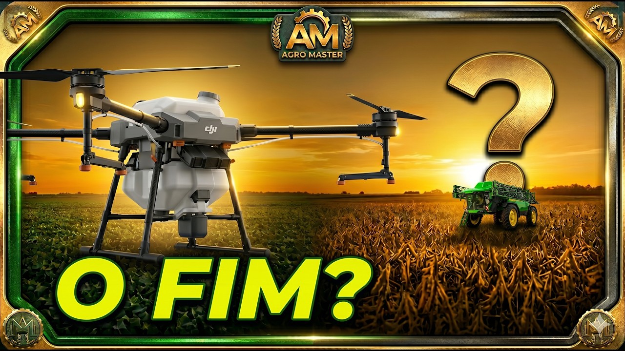 O FIM DO PULVERIZADOR? 😱 Drone vs. John Deere R500: O Embate de Milhões ...