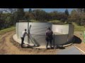 Installation of 50,000 Gallon Pioneer® Water Tank