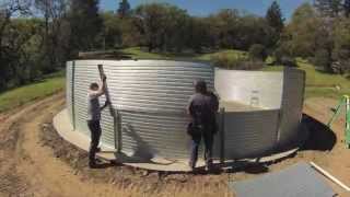 Installation of 50,000 Gallon Pioneer® Water Tank